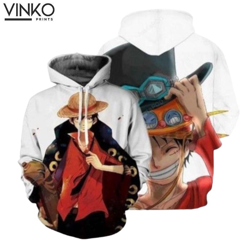 One Piece Luffy And Sabo Hoodie