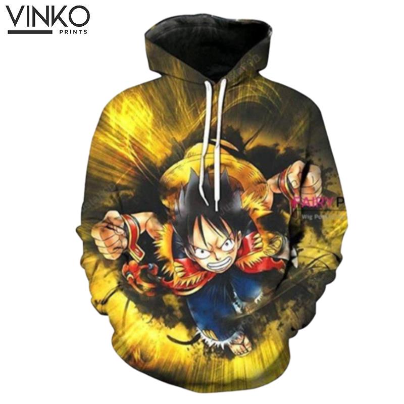 One Piece Monkey D Luffy Portgas D Ace Hoodie