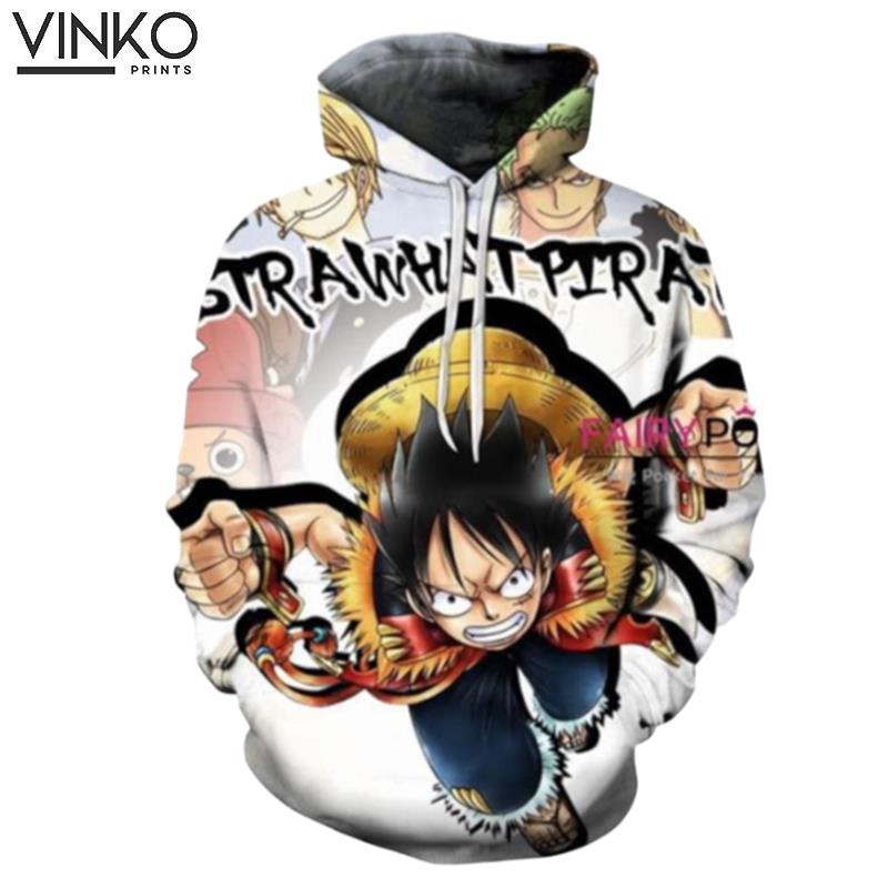 One Piece Monkey D Luffy Roronoa Zoro Sanji Tony Tony Chopper Hoodie