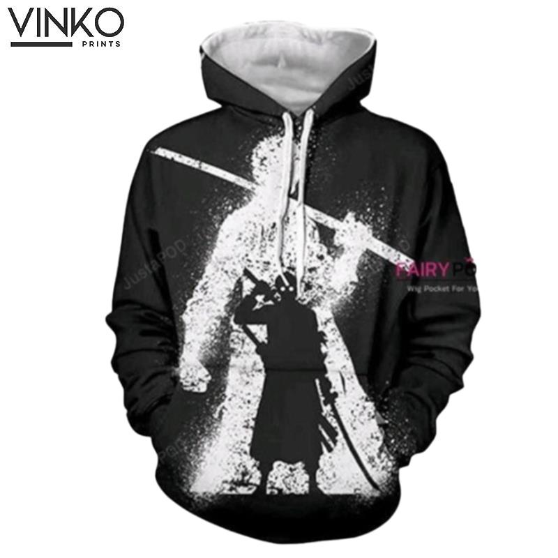 One Piece Roronoa Zoro Black Hoodie