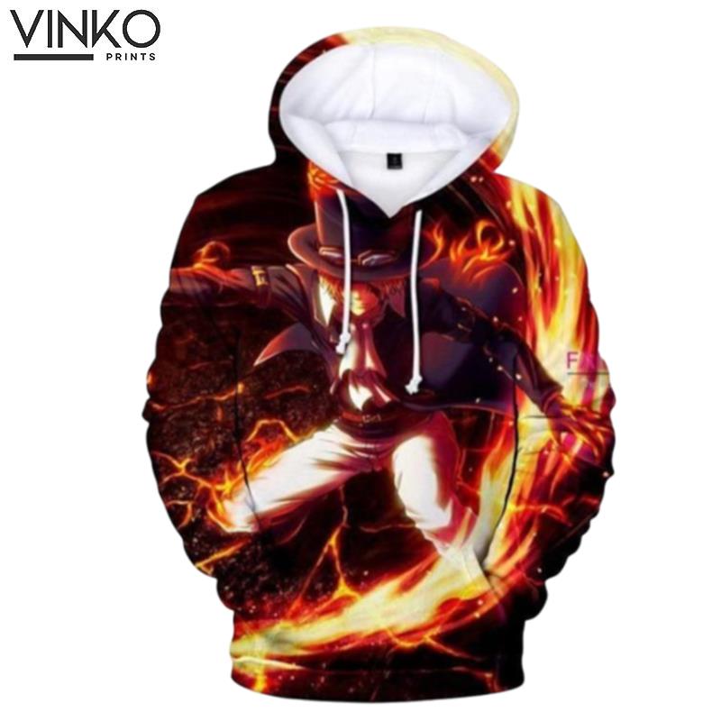 One Piece Sabo Russet Hoodie