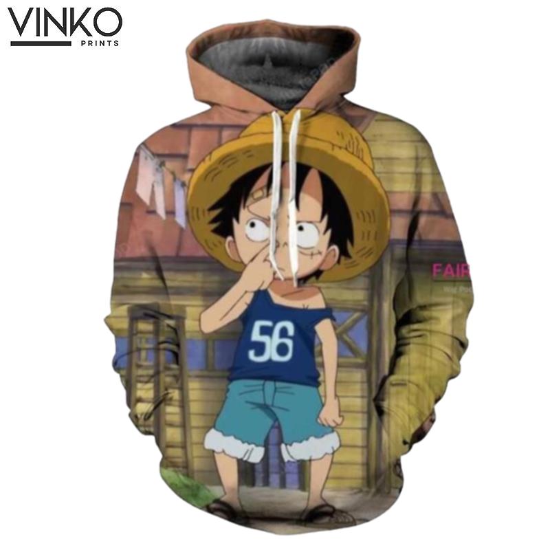 One Piece Young Monkey D Luffy Hoodie