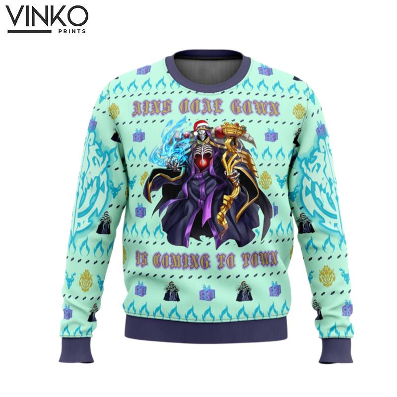 Overlord Ainz Ooal Gown Ugly Christmas Sweater