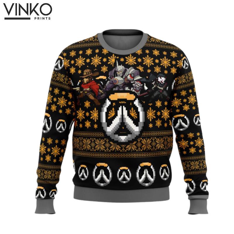 Overwatch Symbol Ugly Christmas Sweater