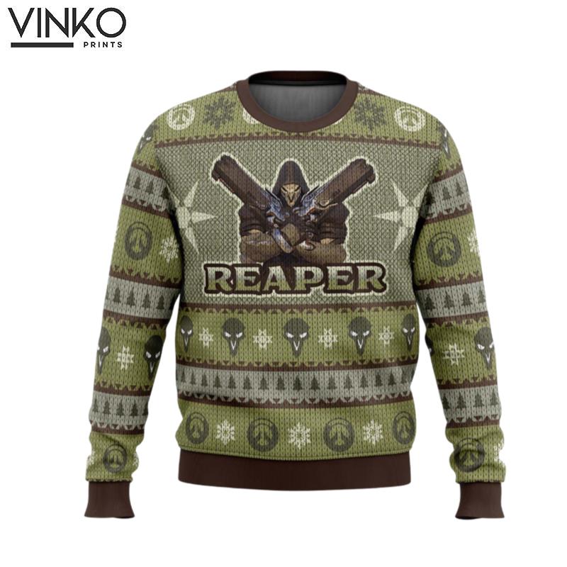 Overwatch The Reaper Ugly Christmas Sweater