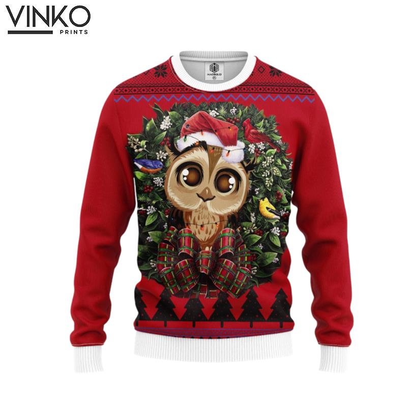 Owl Noel Custom Ugly Christmas Sweater