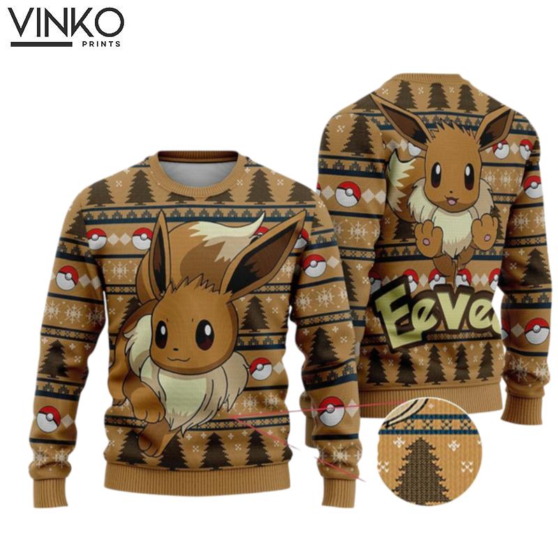 PKM Gengar Xmas Gift Pikachuu Pokemonn Christmas Ugly Christmas Sweater