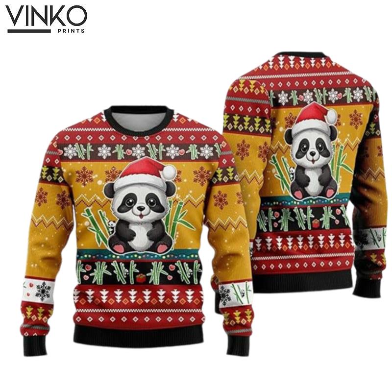 Panda Cute Bear Ugly Christmas Sweater