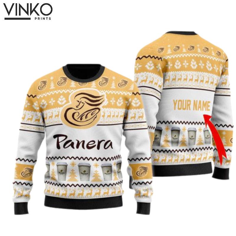 Panera Bread Personalized Ugly Christmas Sweater