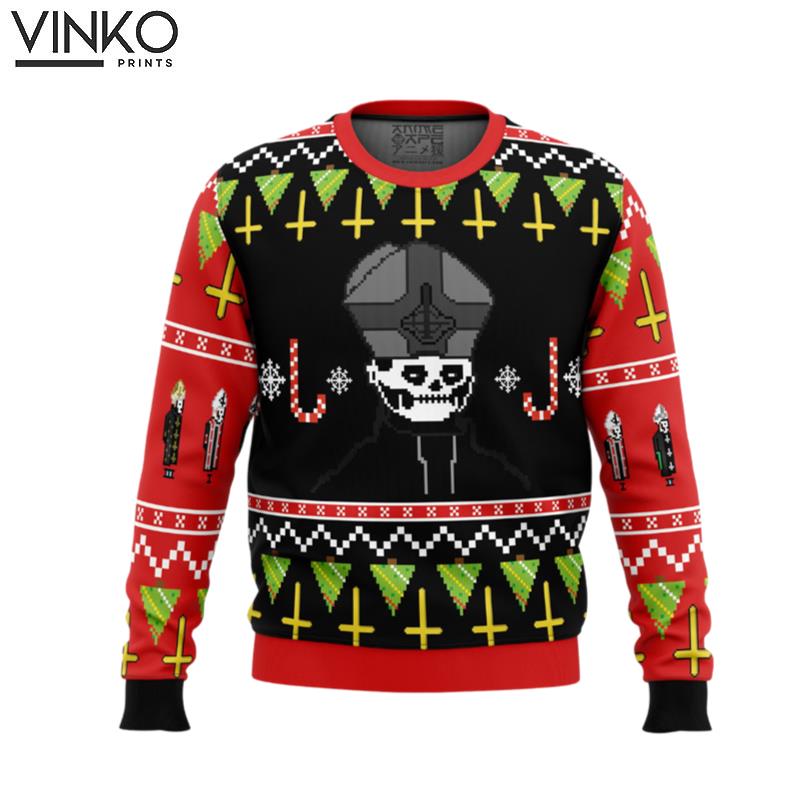 Papa Emeritus Ugly Christmas Sweater