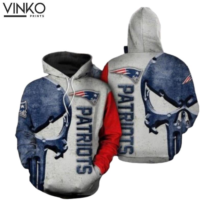 Patriots Skull Hoodie