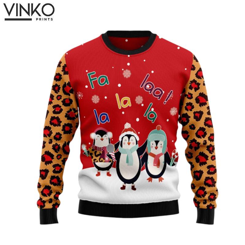 Penguin Christmas Song Christmas for adult Ugly Christmas Sweater