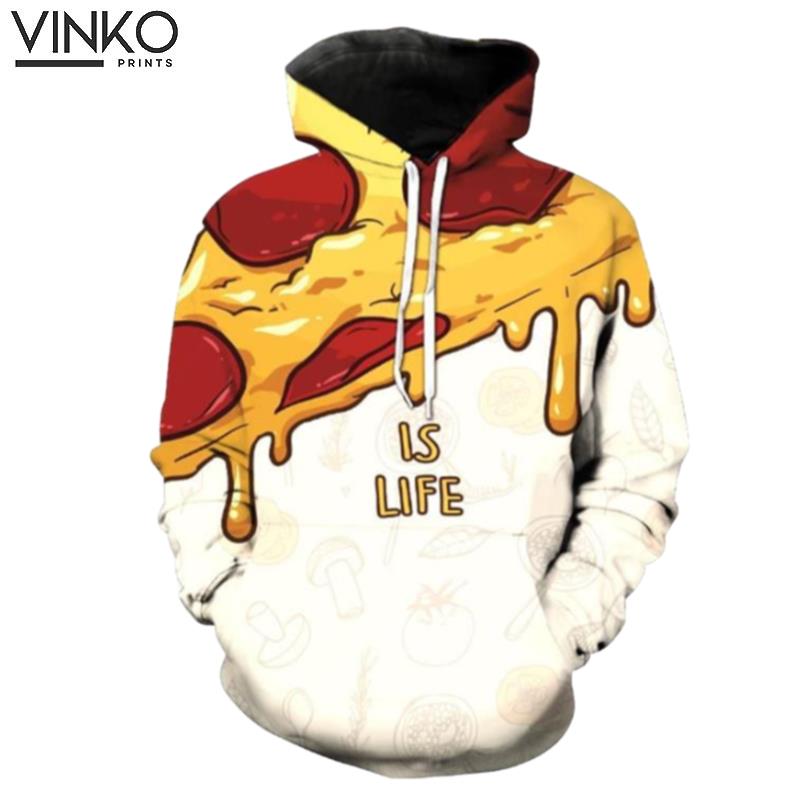 Pepperoni Pizza Is Life Hoodie