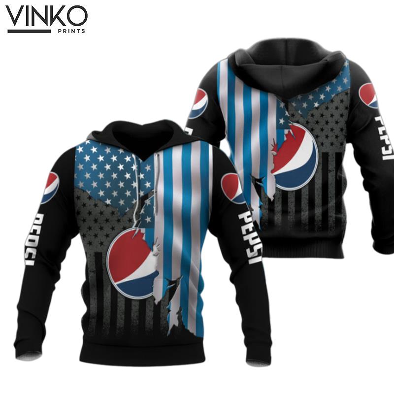 Pepsi With Flag American Hoodie