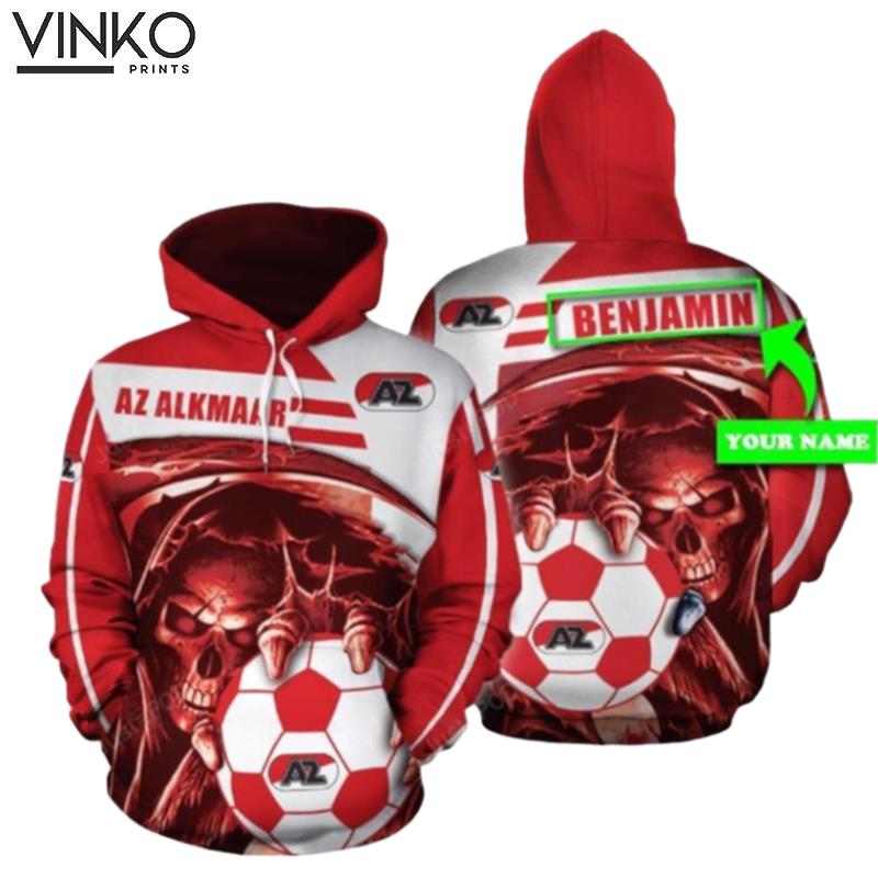 Personalized 09 Az Alkmaar Custom Name Hoodie