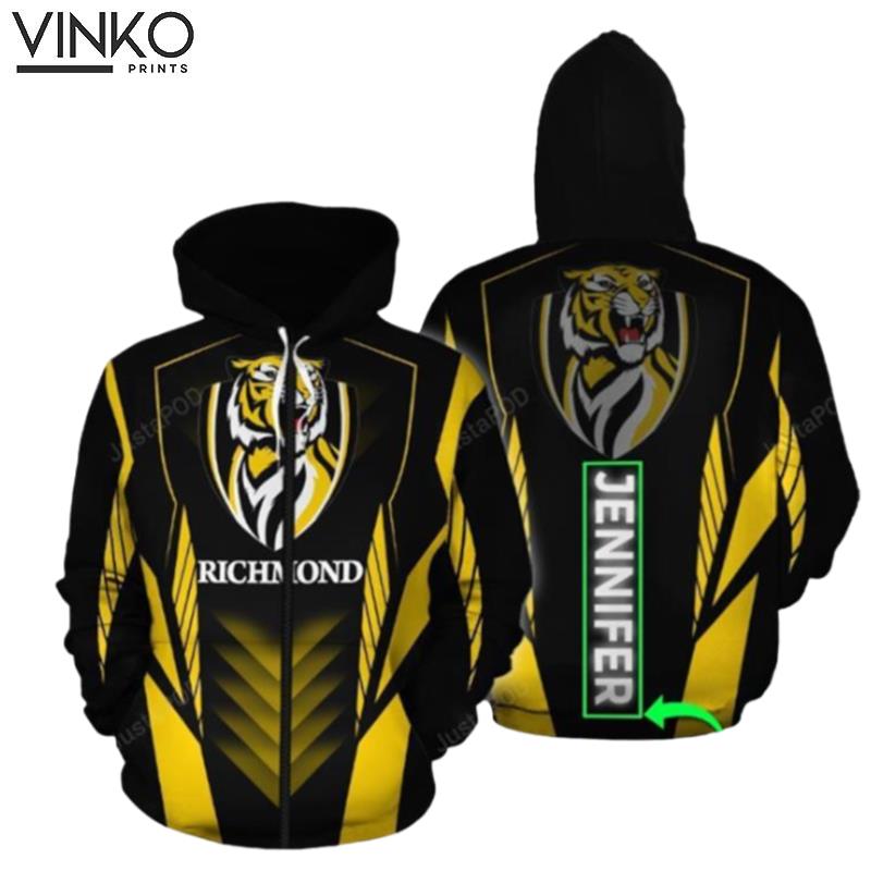 Personalized Afl Richmond Custom Name Hoodie