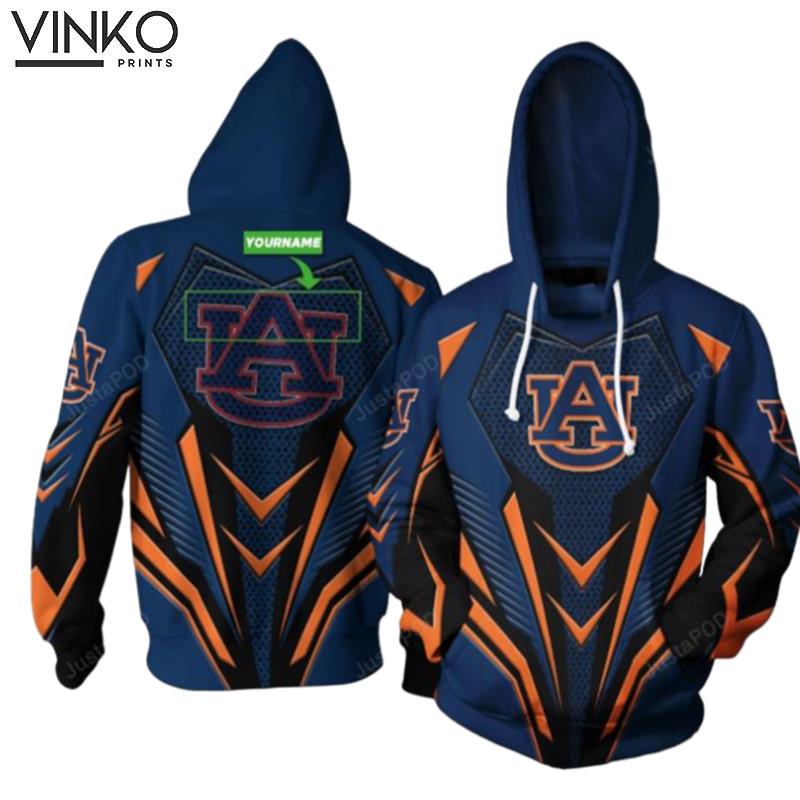 Personalized Auburn Tigers Custom Name Hoodie