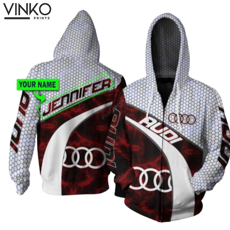 Personalized Audi Custom Name Hoodie