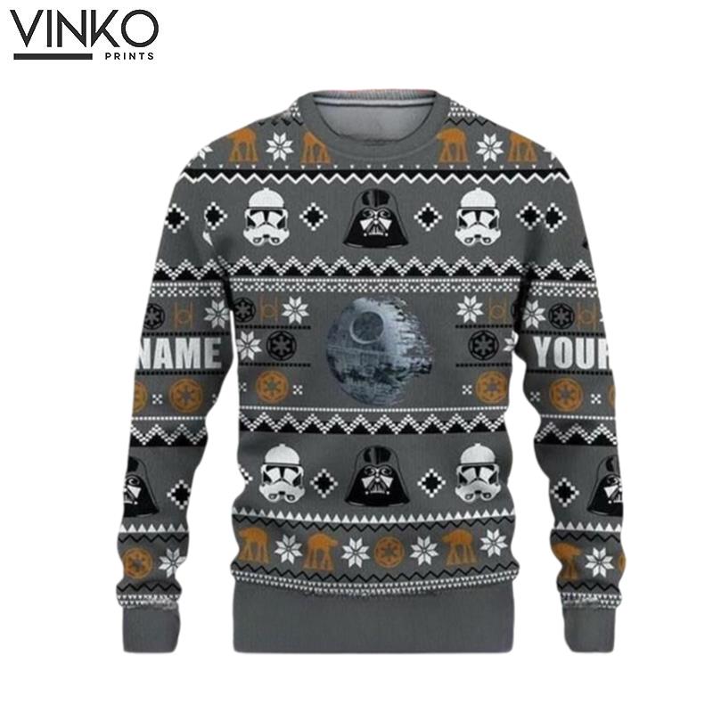 Personalized Black Villain 3D All Over Printed Tshirt US Movie Ugly Christmas Sweater