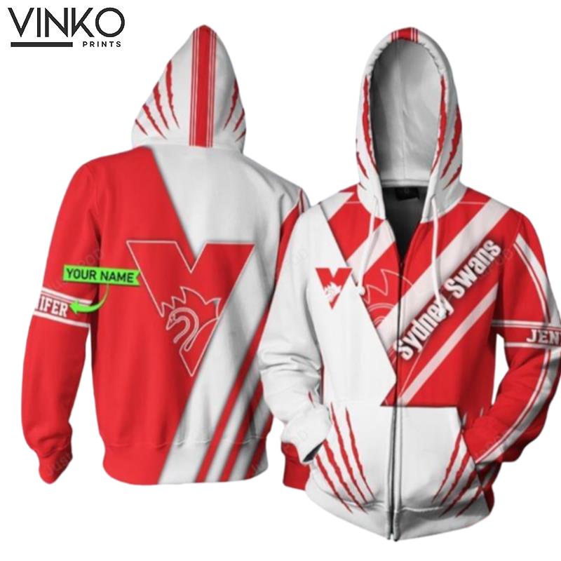 Personalized Bnh Sydney Swans Custom Name Hoodie