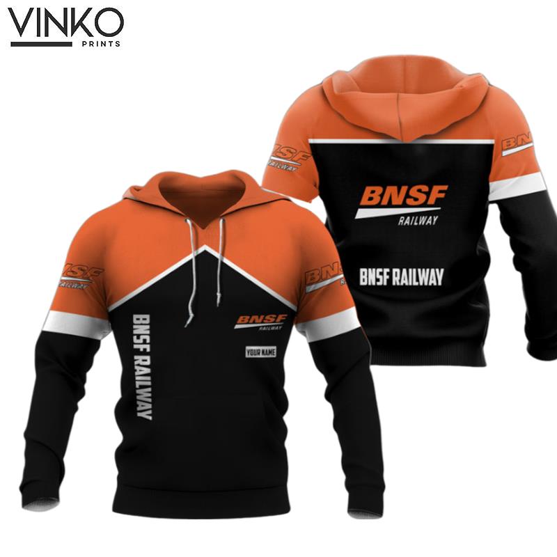 Personalized Bnsf Railway Hoodie