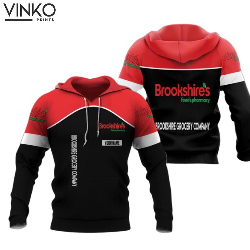 Personalized Brookshire Grocery Company Logo In My Heart Hoodie