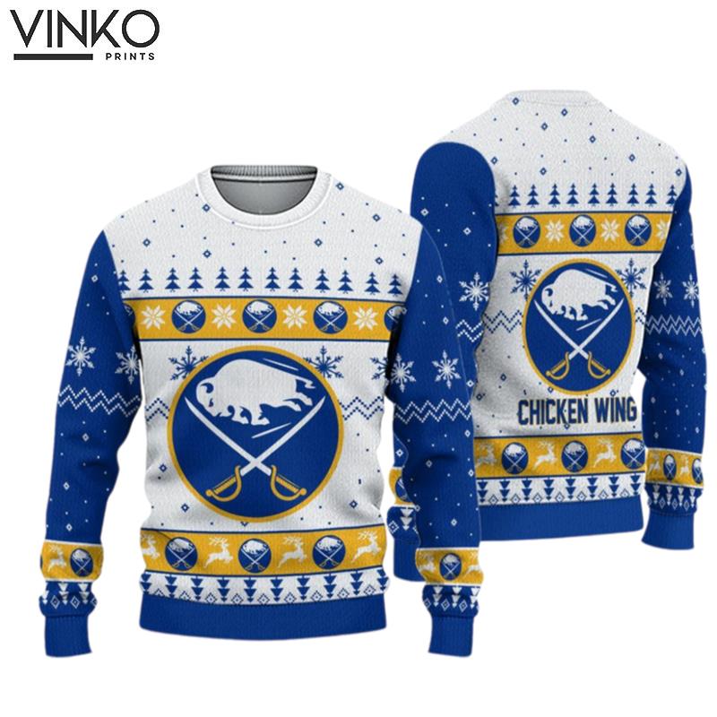 Personalized Buffalo Sabres Ice Hockey Ugly Christmas Sweater