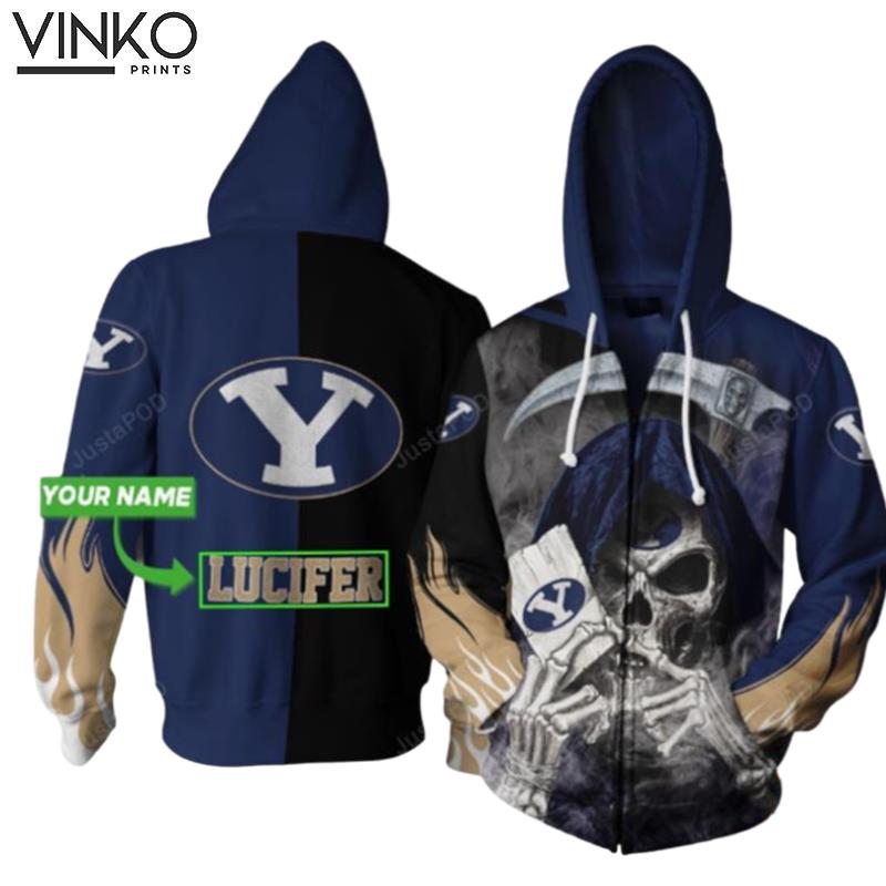 Personalized Byu Cougar Custom Name Hoodie