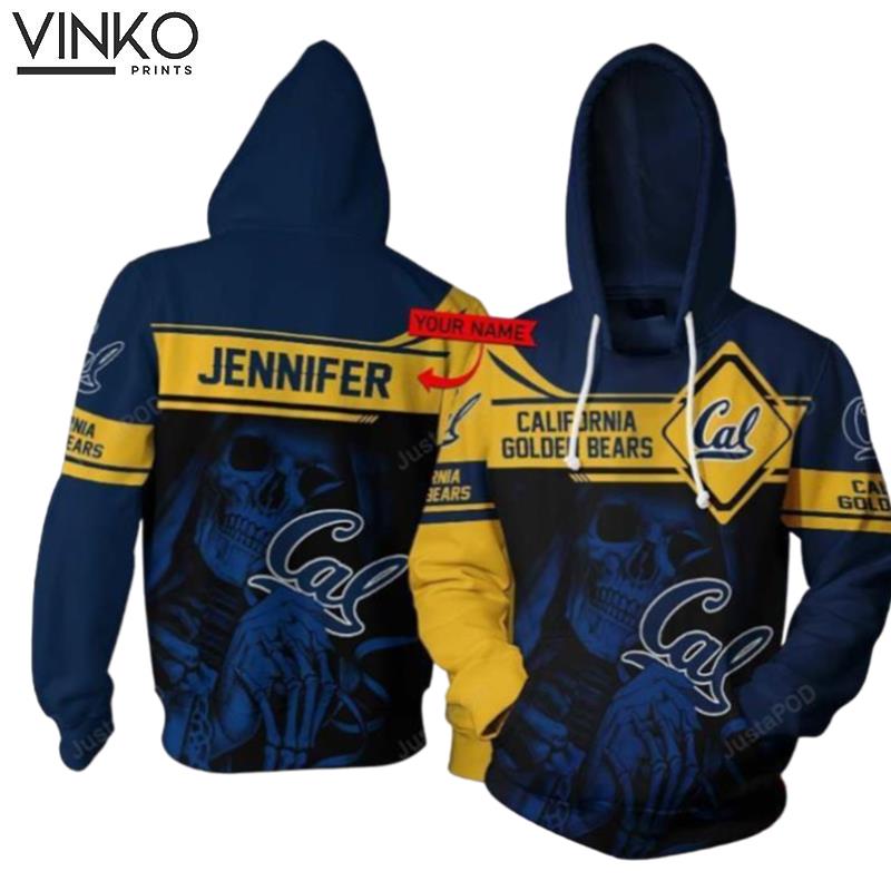 Personalized California Golden Bears Football Custom Name Hoodie