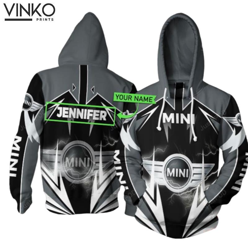 Personalized Car Mini Lightning Custom Name Hoodie