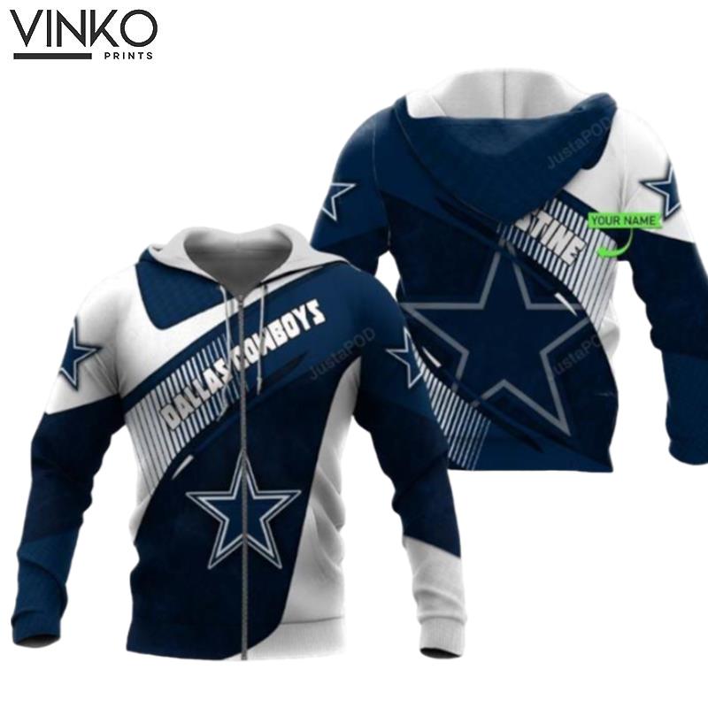 Personalized Dallas Cowboys Custom Name Hoodie