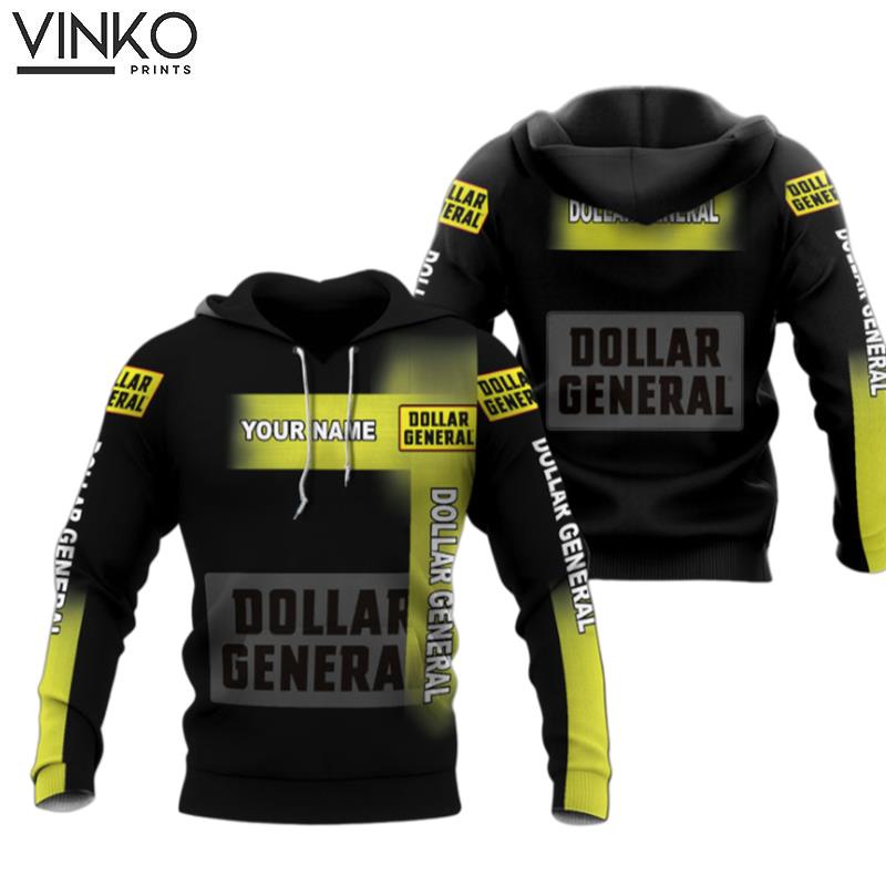 Personalized Dollar General Black Hoodie