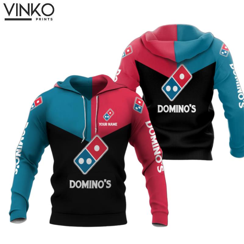 Personalized Dominos Pizza Logo In My Heart 2 Hoodie