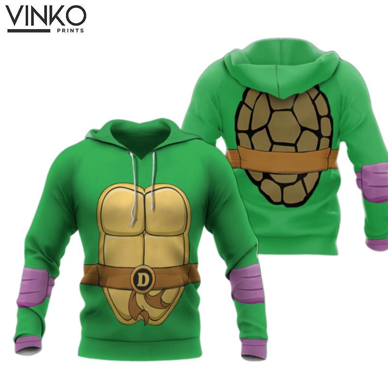 Personalized Donatello Tmnt 1987 Don Donnie Cosplay Hoodie