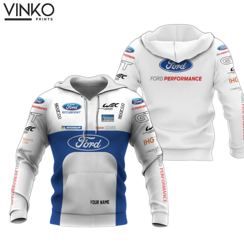 Personalized Ford Motorsports Mustang Rallying Hoodie