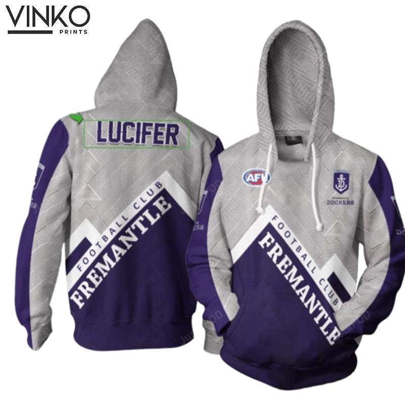 Personalized Fremantle Football Club Custom Name Hoodie