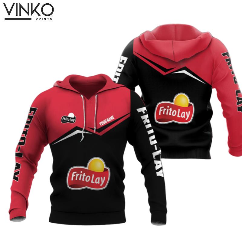 Personalized Frito Lay Logo Black And Red 1 Hoodie