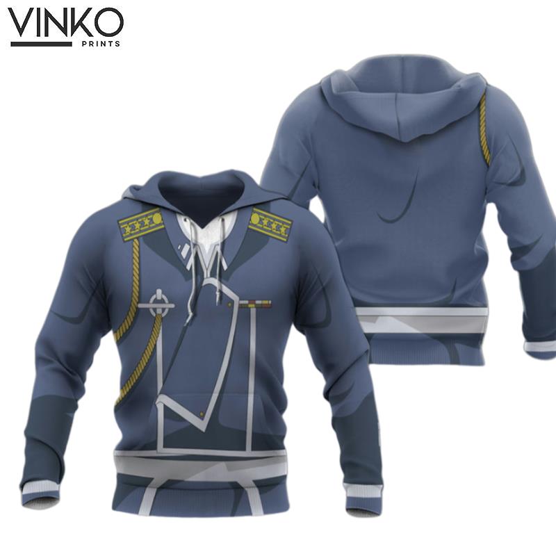 Personalized Fullmetal Alchemist Colonel Roy Mustang Hoodie