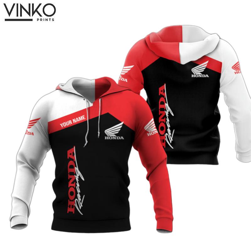 Personalized Honda Motor Racing Hoodie