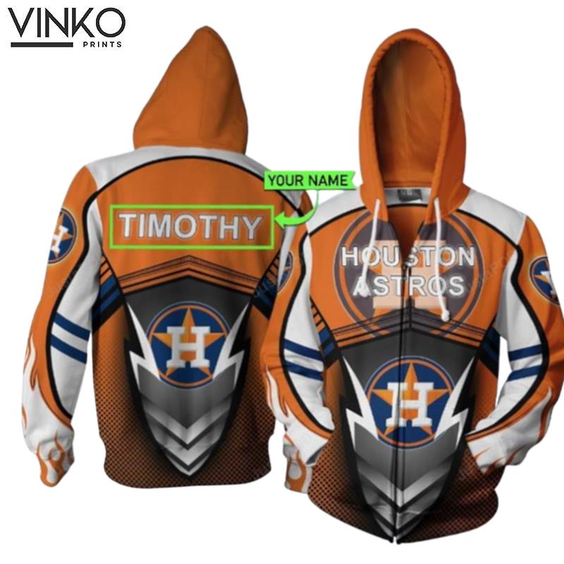 Personalized Houston Astros Custom Name Hoodie