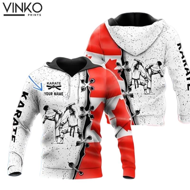 Personalized Karate Canada Hoodie