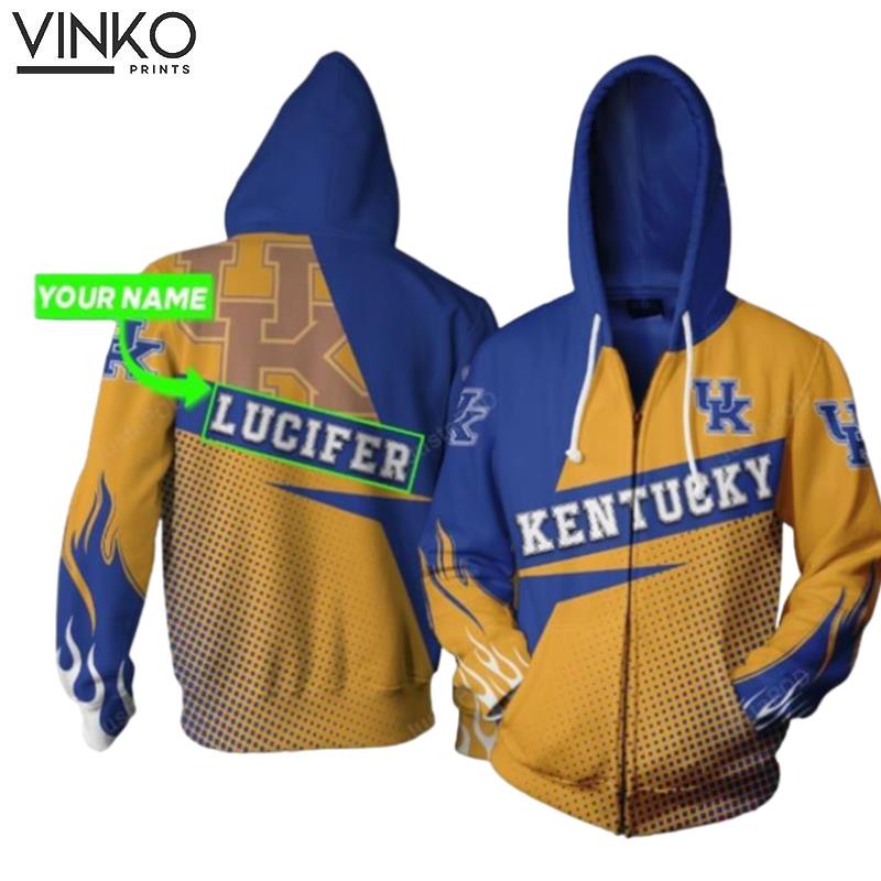 Personalized Kentucky Wildcats Custom Name Hoodie