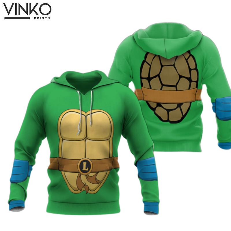 Personalized Leonardo Tmnt 1987 Leo Cosplay Hoodie