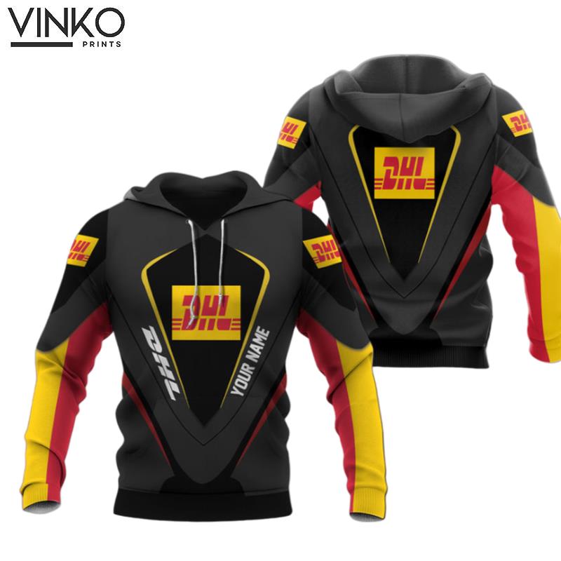 Personalized Logo Dhl Black 1 Hoodie