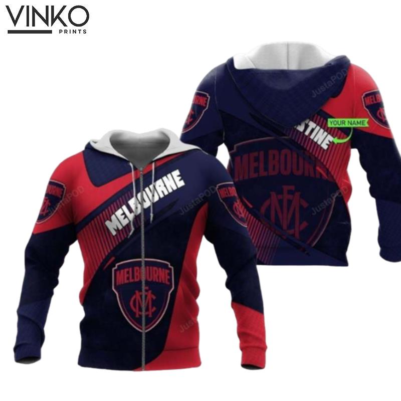 Personalized Melbourne Football Club Custom Name Hoodie