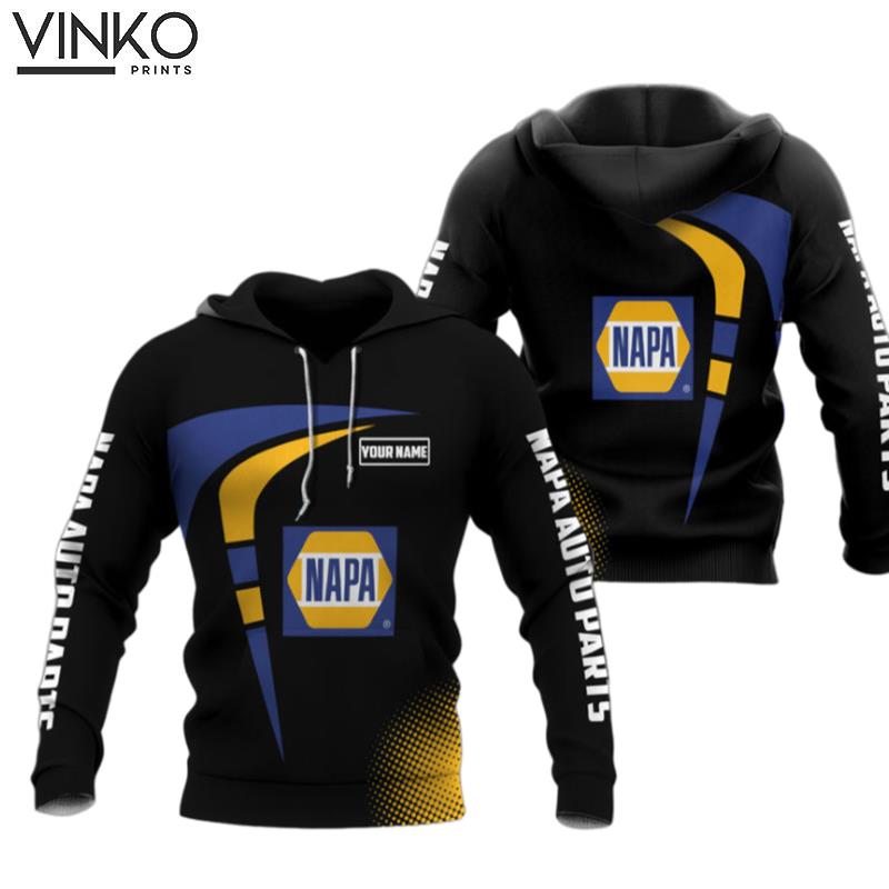 Personalized Napa Auto Parts Logo Black Hoodie