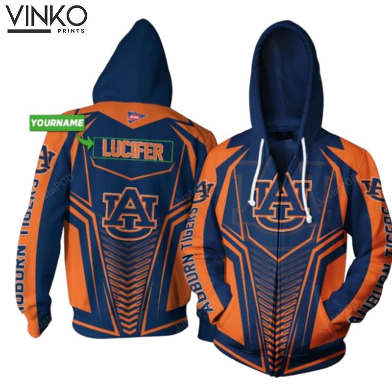 Personalized Nna Auburn Tigers Custom Name Hoodie