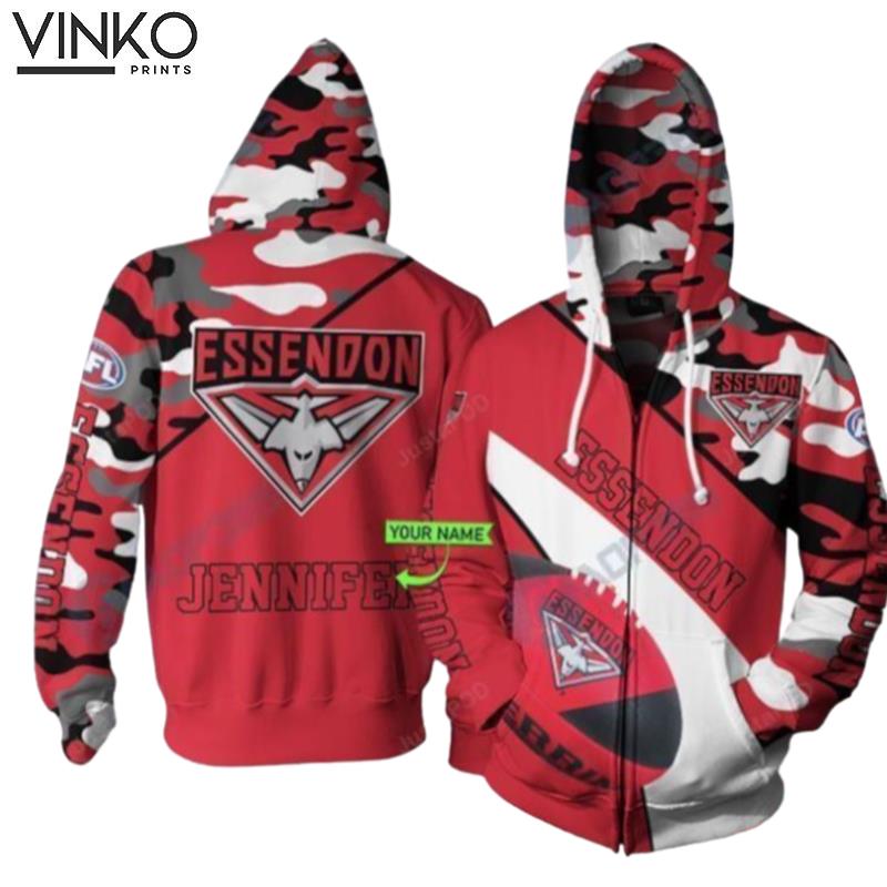 Personalized Nna Essendon Custom Name Hoodie