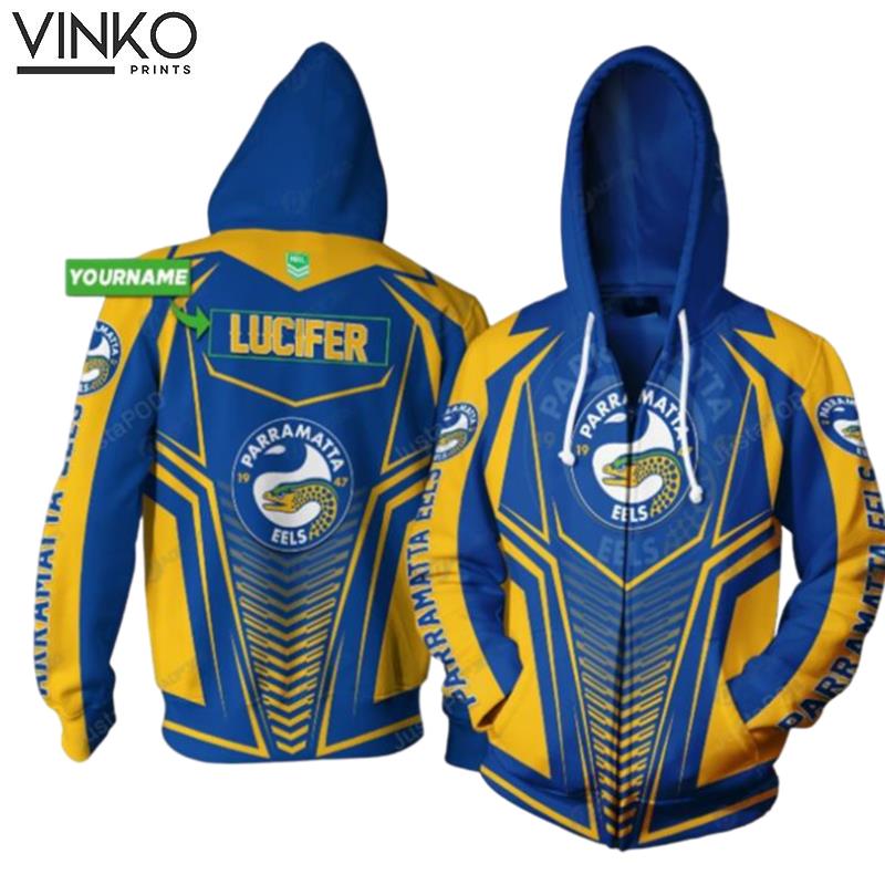 Personalized Nna Parramatta Eels Custom Name Hoodie