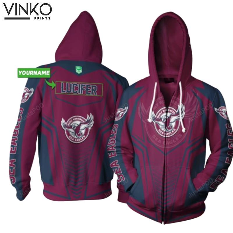 Personalized Nna Sea Eagles Custom Name Hoodie